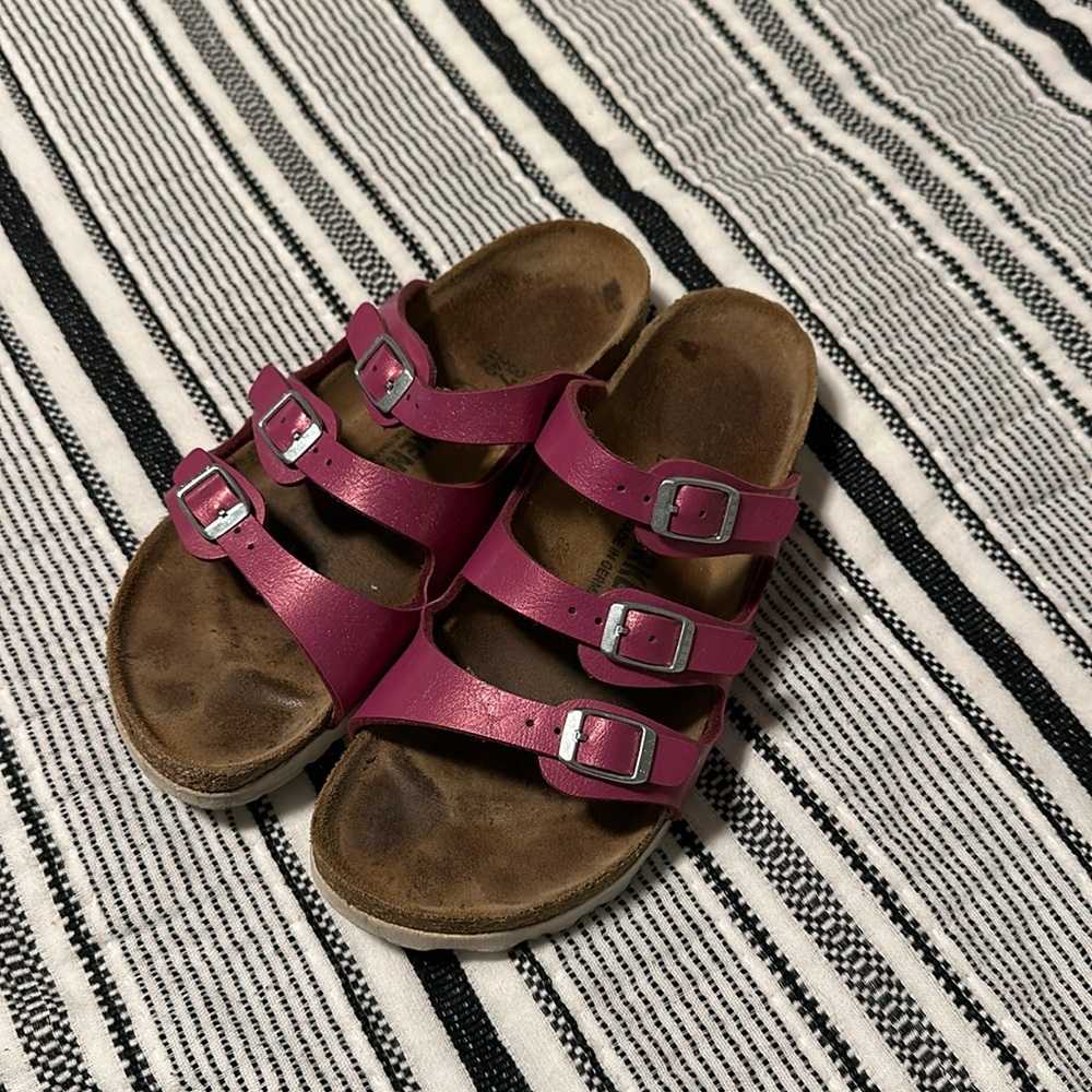 Birkenstock Florida Magenta Birko-Flor Sandal size 37